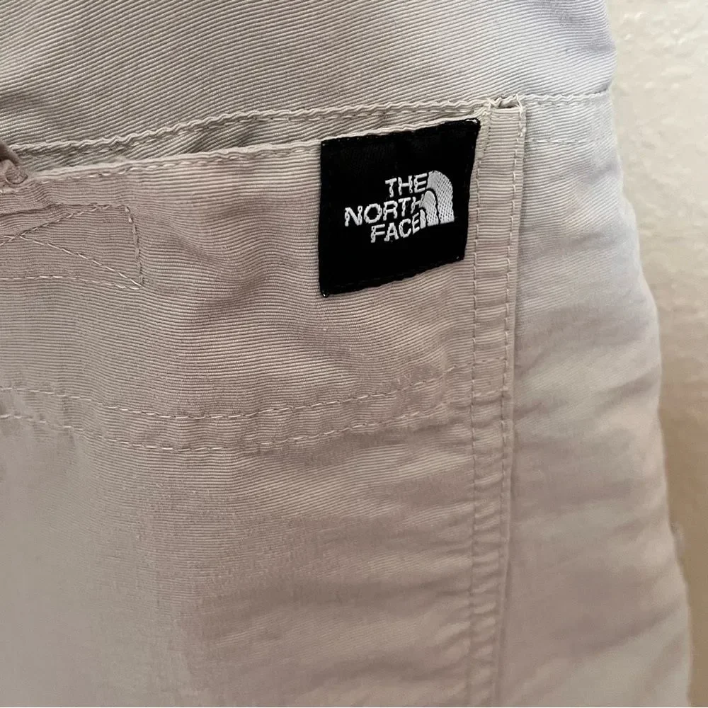 The North Face Khaki Tan Nylon Horizon Utility Hiking Shorts Size 36